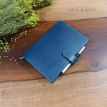 A5 Handmade Leather Notebook | Veg Tan Leather Cover | Personalized & Layflat Refill SS08 1 a5 handmade leather notebook