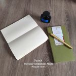 2-Pack Lay-Flat Refills for Traveler Notebook Regular Size RF07 2 refill for traveler's notebook regular size