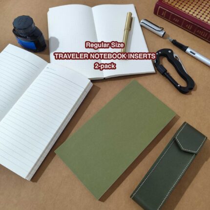 2-Pack Lay-Flat Refills for Traveler Notebook Regular Size RF07