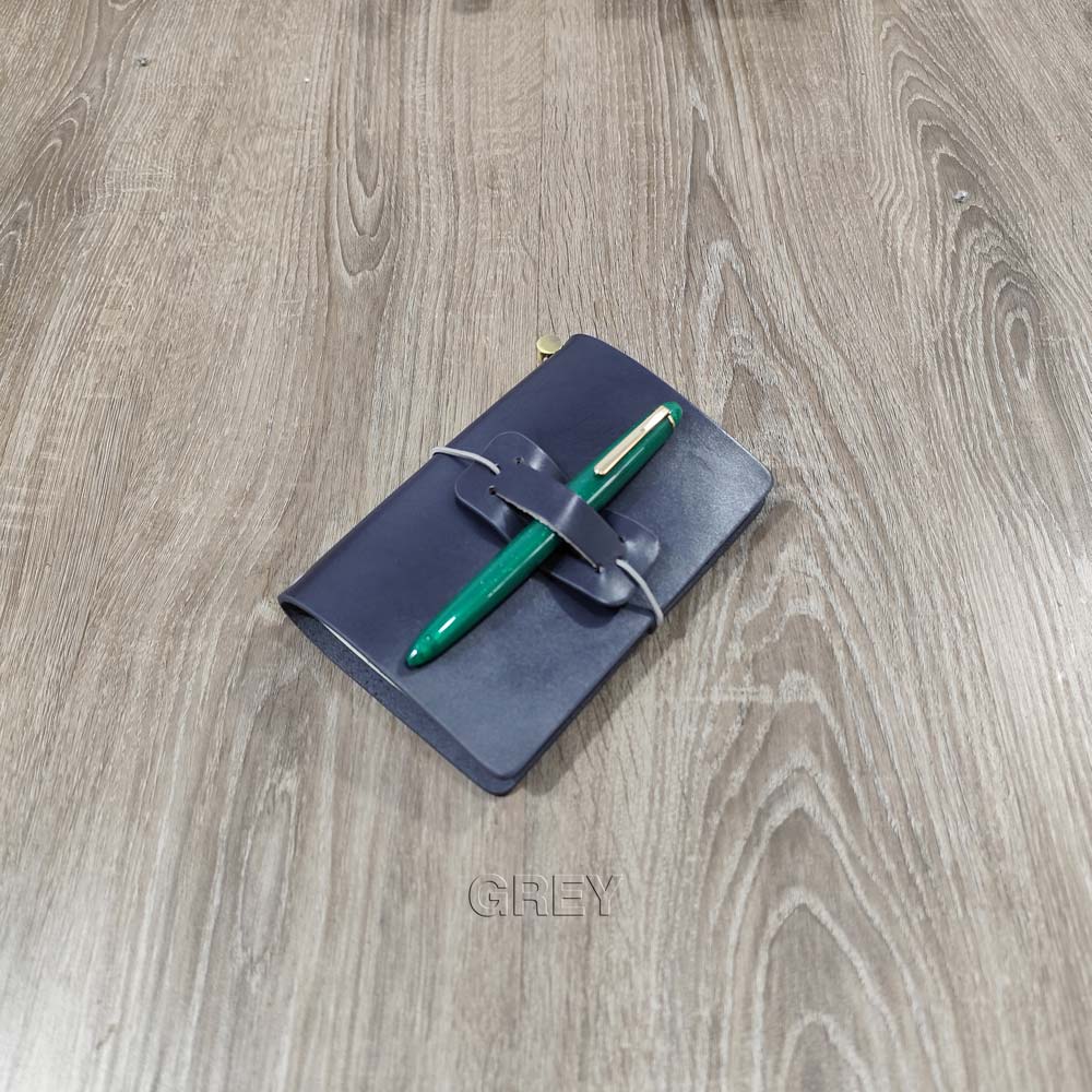 Mini Traveler Notebook Veg Tan Leather Cover Singer Sewn Binding Refills TN01 3 mini traveler notebook