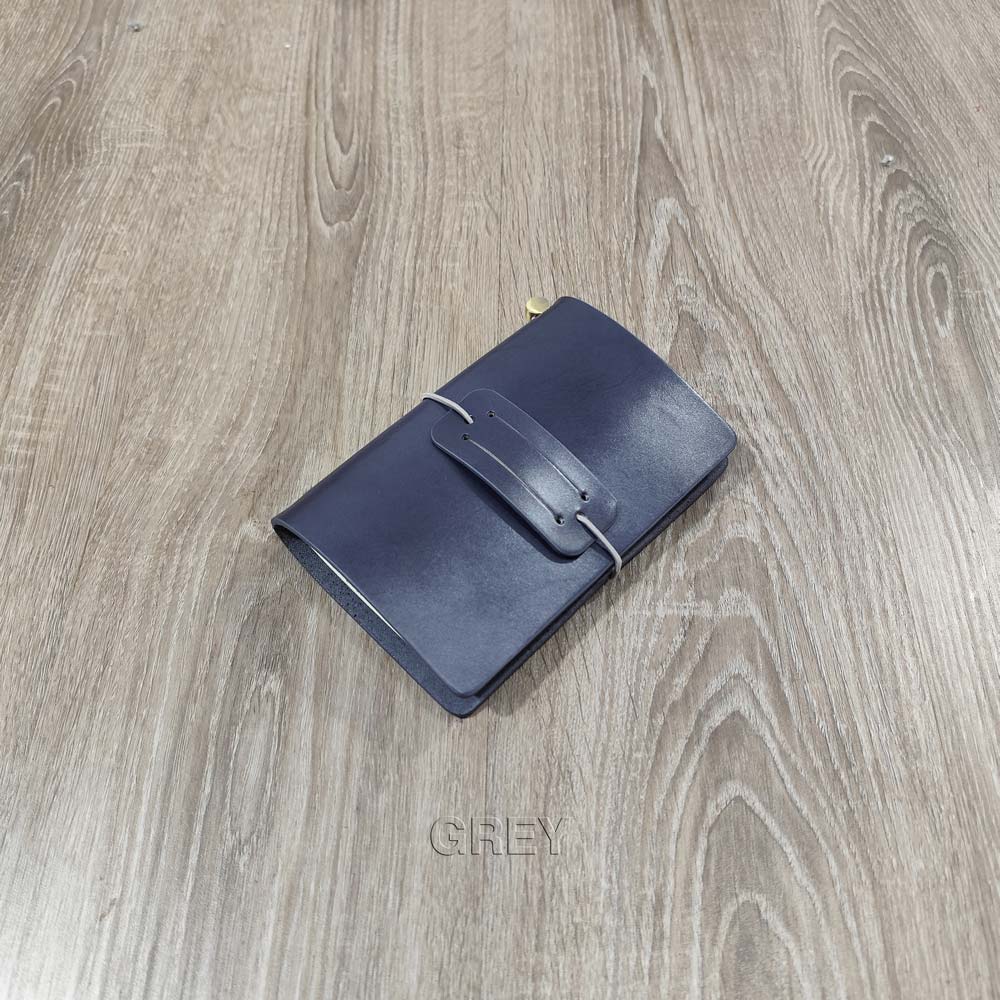 Mini Traveler Notebook Veg Tan Leather Cover Singer Sewn Binding Refills TN01 6 Mini Traveler Notebook Veg Tan Leather Cover Singer Sewn Binding Refills TN01 - Image 4