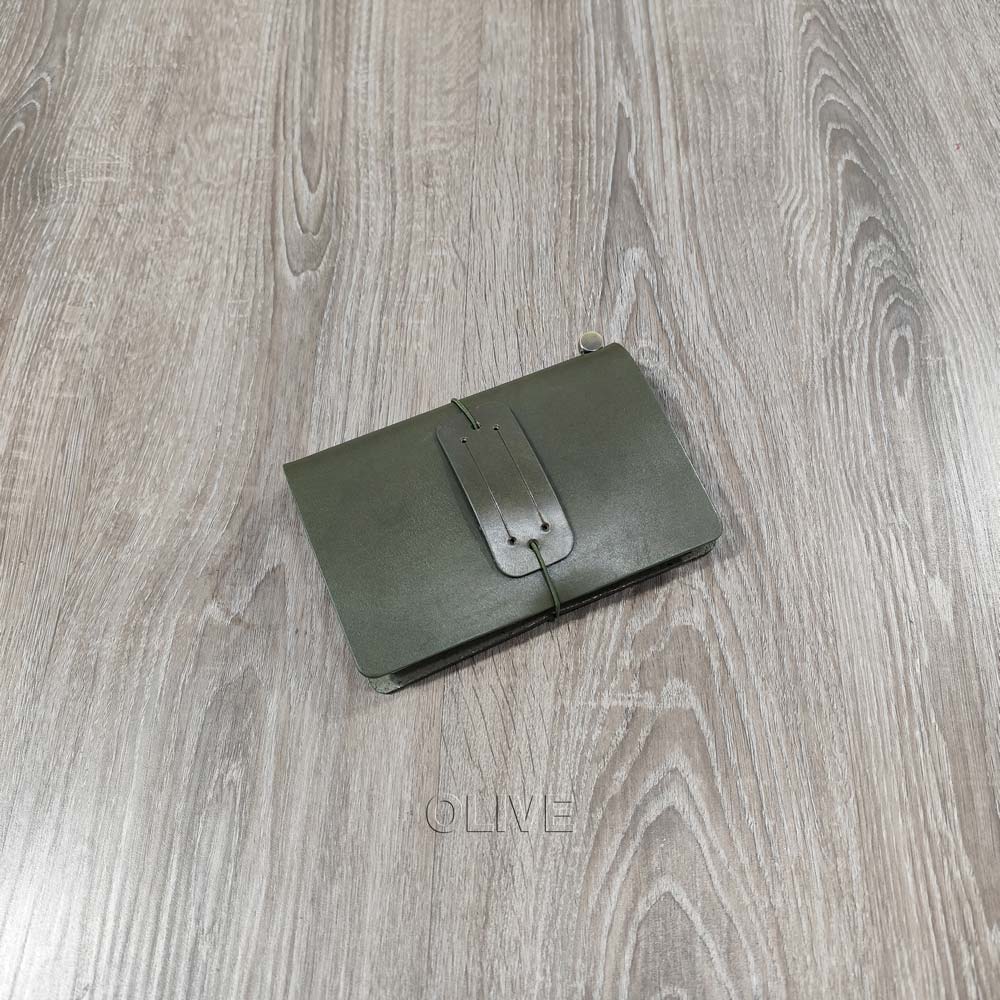 Mini Traveler Notebook Veg Tan Leather Cover Singer Sewn Binding Refills TN01 7 Mini Traveler Notebook Veg Tan Leather Cover Singer Sewn Binding Refills TN01 - Image 5