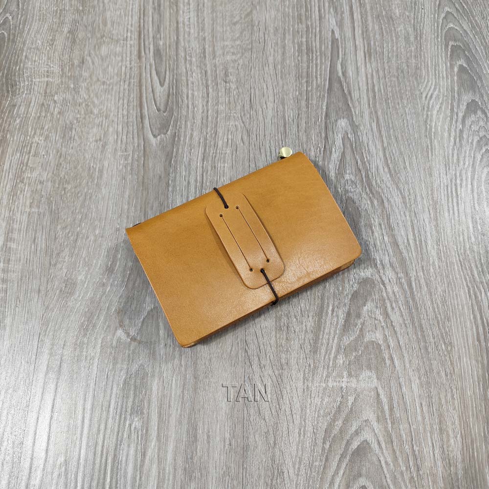 Mini Traveler Notebook Veg Tan Leather Cover Singer Sewn Binding Refills TN01 11 Mini Traveler Notebook Veg Tan Leather Cover Singer Sewn Binding Refills TN01 - Image 9