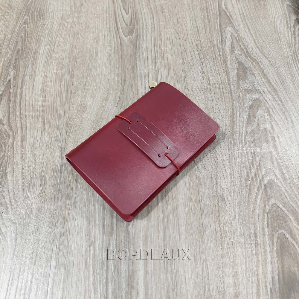 Mini Traveler Notebook Veg Tan Leather Cover Singer Sewn Binding Refills TN01 10 Mini Traveler Notebook Veg Tan Leather Cover Singer Sewn Binding Refills TN01 - Image 8